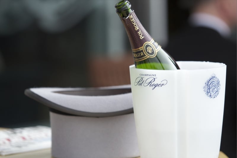 bridebook.co.uk-pol-roger-in-ice-bucket-at-wedding