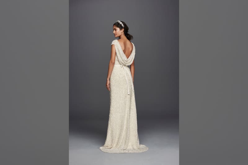 bridebook.co.uk jenny packham for david's bridal sequin dress