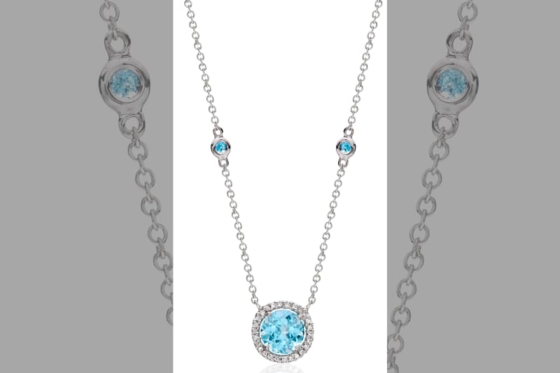 bridebook.co.uk-kiki mcdonough's blue topaz pendant