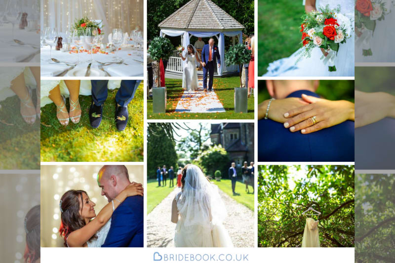 South East | Sussex | Crawley | Summer | Outdoor | Garden | Blue | Orange | Manor House | Real Wedding | Hajley Photography #Bridebook #RealWedding #WeddingIdeas Bridebook.co.uk
