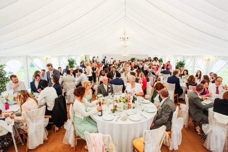 Summer | Country | Outdoor | Green | Pink | Marquee | Real Wedding | Hajley Photography #Bridebook #RealWedding #WeddingIdeas Bridebook.co.uk 