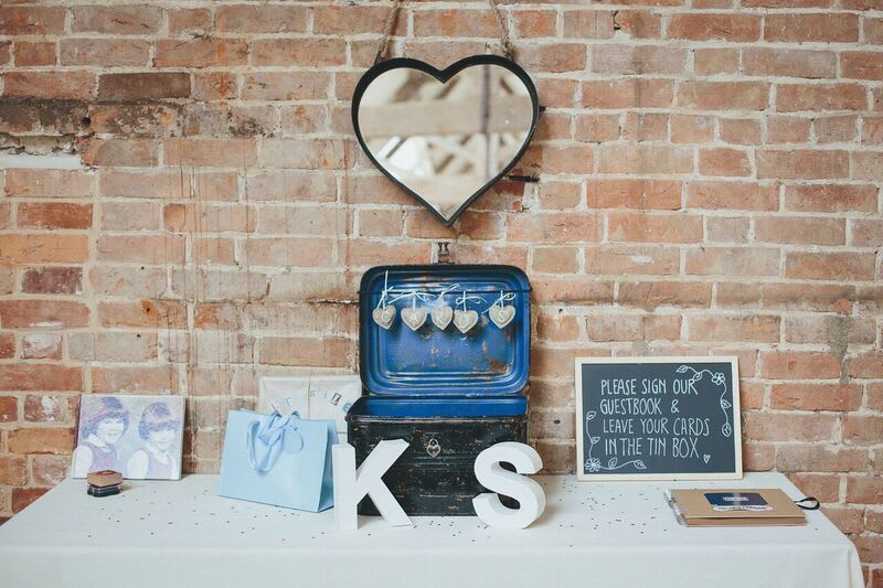 South West | Dorset | Bridport | Summer | DIY | Rustic | Blue | White | Barn | Real Wedding | Helen Lisk Photography #Bridebook #RealWedding #WeddingIdeas Bridebook.co.uk 