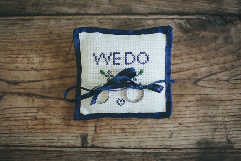 South West | Dorset | Bridport | Summer | DIY | Rustic | Blue | White | Barn | Real Wedding | Helen Lisk Photography #Bridebook #RealWedding #WeddingIdeas Bridebook.co.uk 