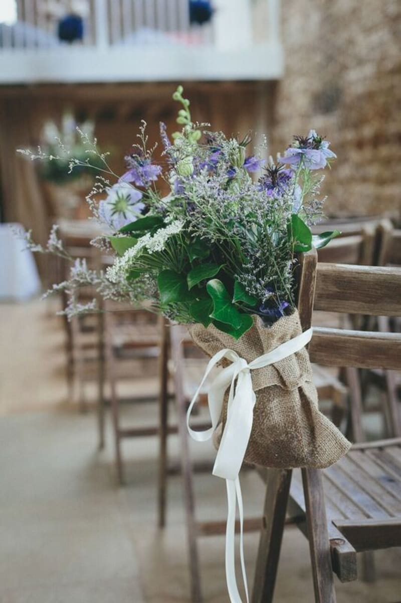 South West | Dorset | Bridport | Summer | DIY | Rustic | Blue | White | Barn | Real Wedding | Helen Lisk Photography #Bridebook #RealWedding #WeddingIdeas Bridebook.co.uk 