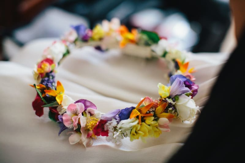 Bridebook.co.uk- flower crown wedding accessory