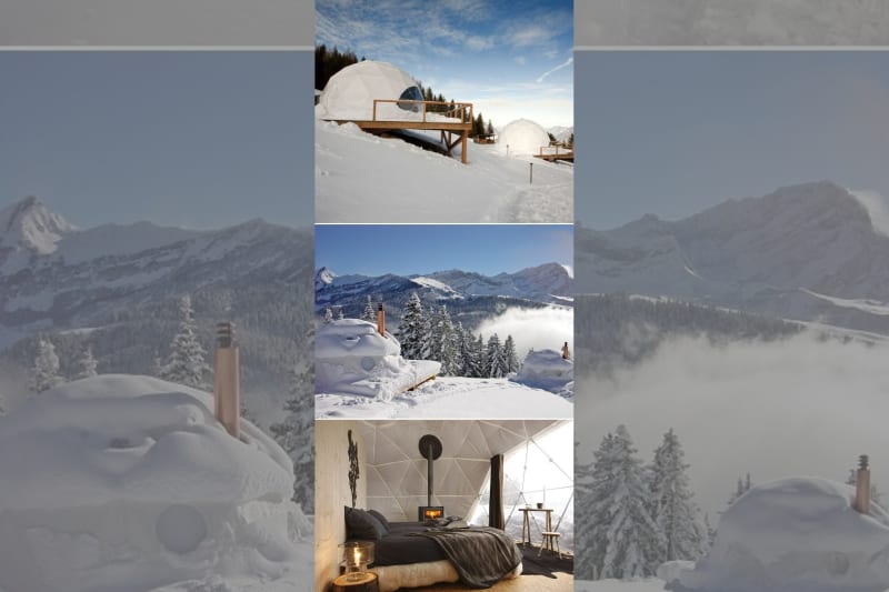 Bridebook.co.uk- honeymoon igloo in the mountains