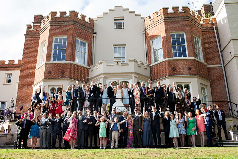 Bridebook.co.uk- entire wedding in front of venue