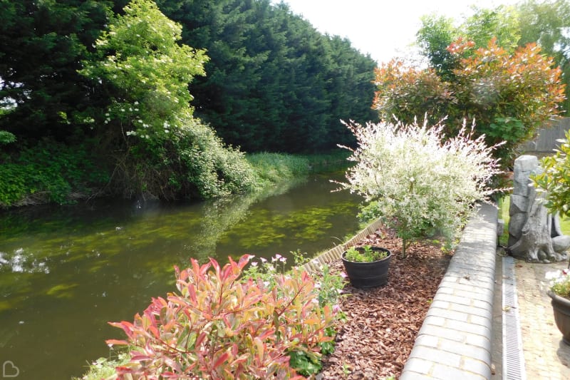 Garden and lake at Q vardis