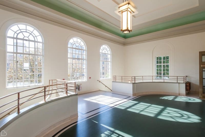 Hackney Town Hall boasting with natural light.