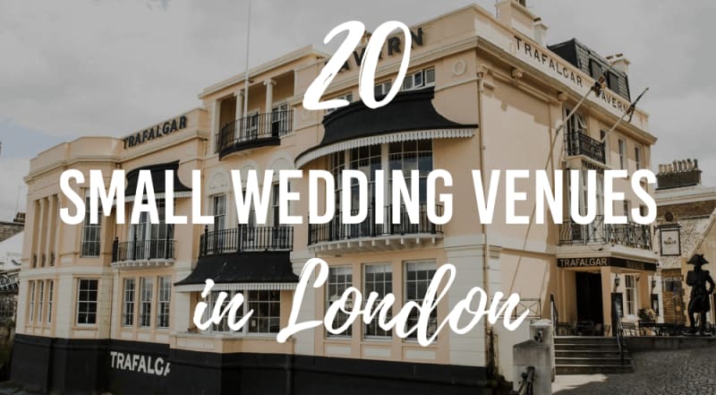 20 small wedding venues in london