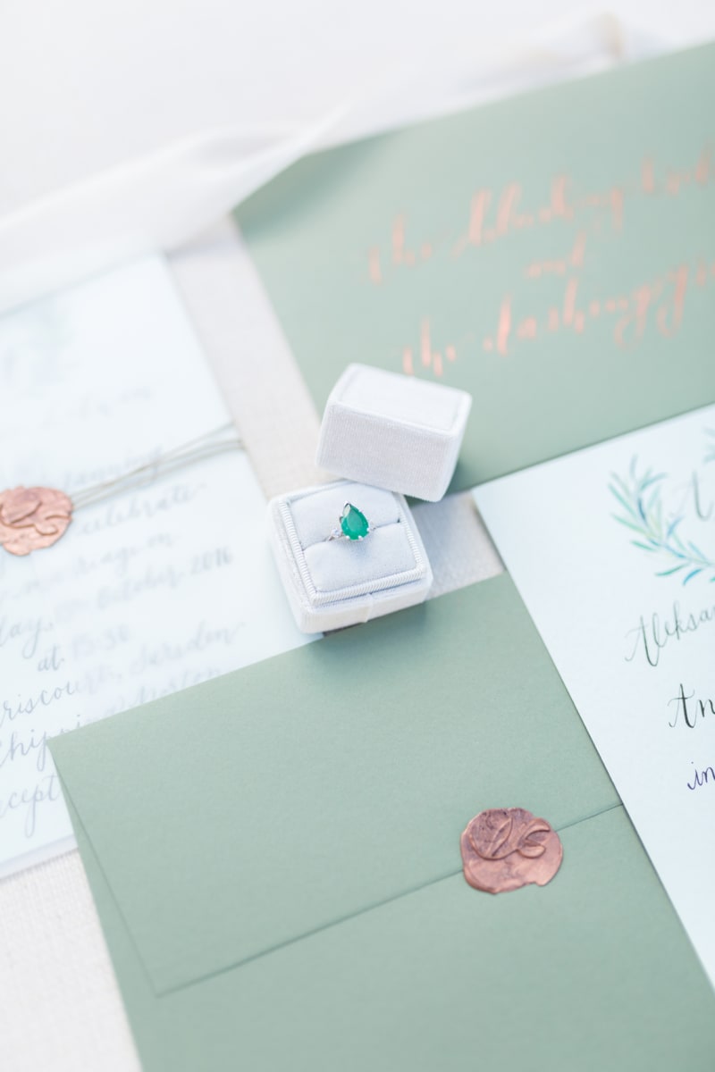 bridebook.co.uk bloved real wedding ring and stationery