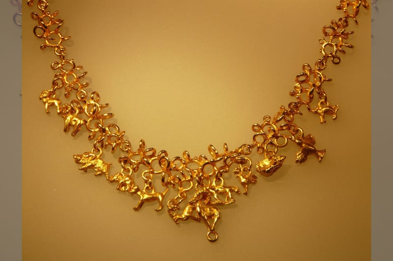 Gold chain necklace 50th Wedding Anniversary gift