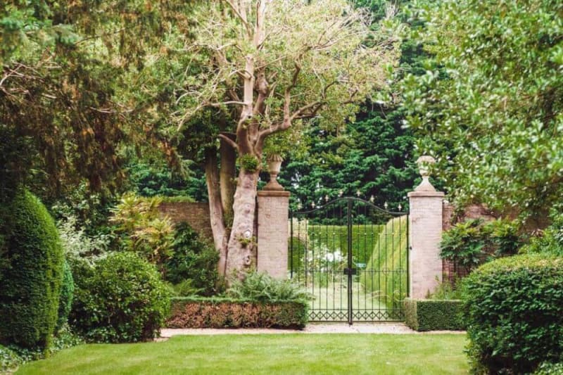 The gate to the garden.