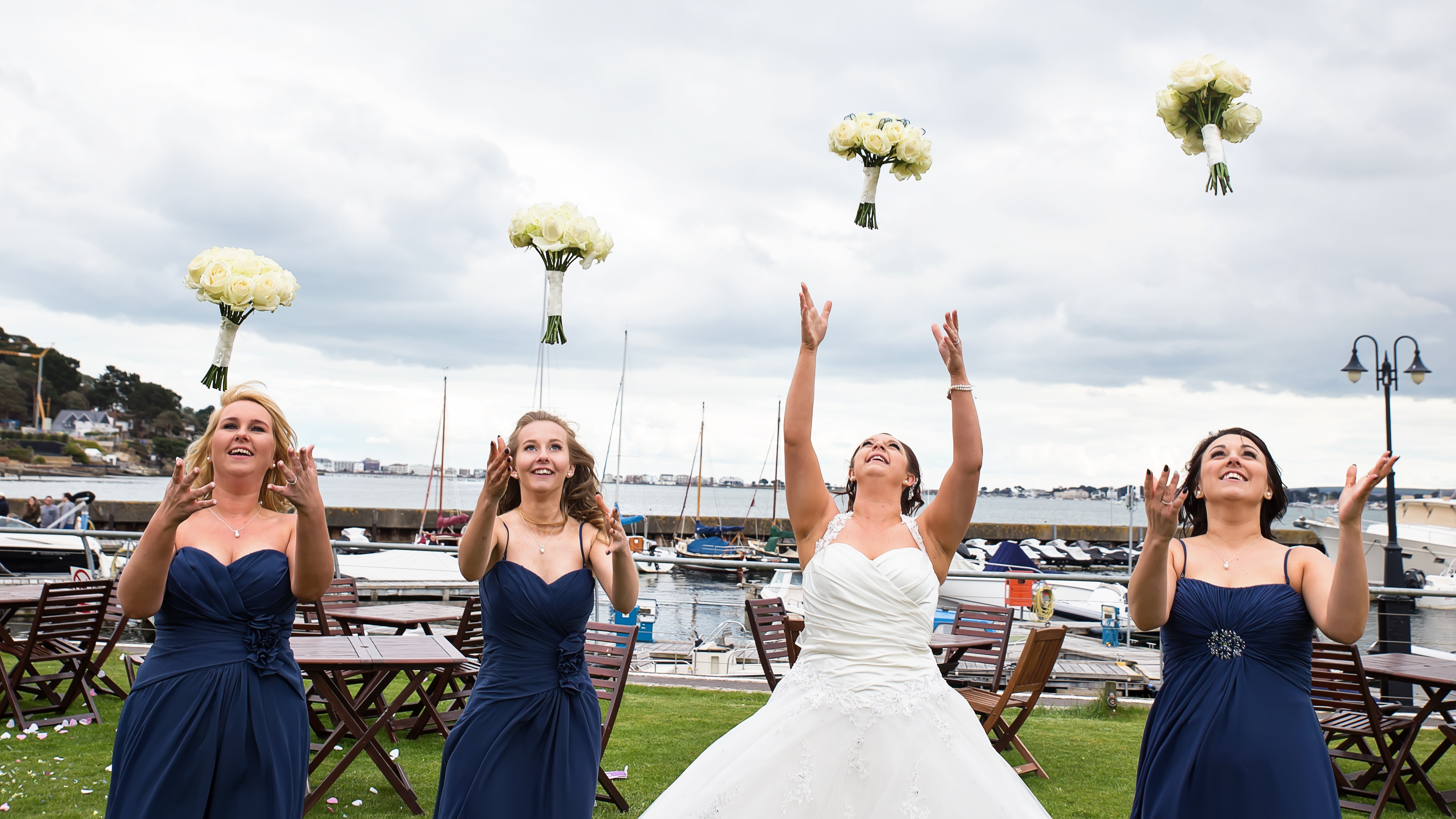 Latifah & Ryan in Dorset (Navy + Roses)