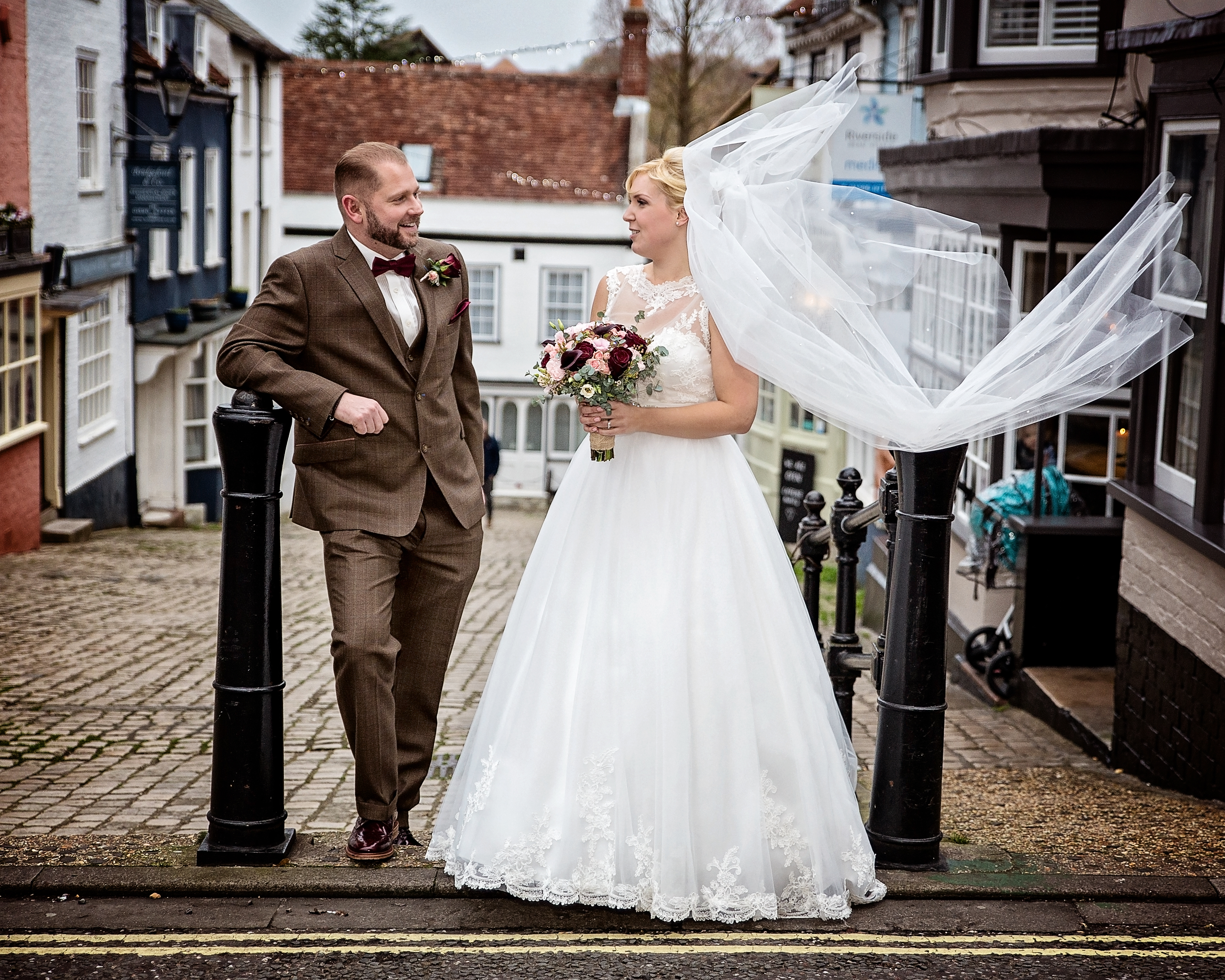 Emily & Mike in Lymington (Christmas + Tweed)