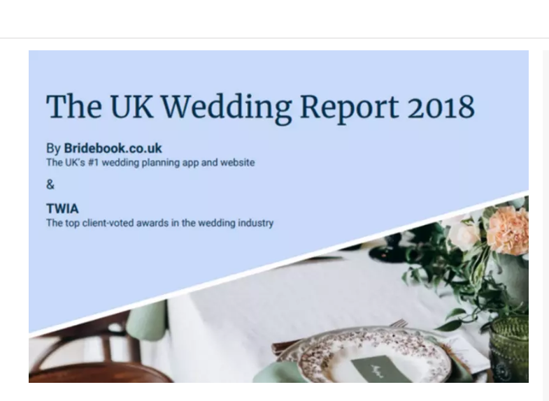bridebook wedding report 2018 wedding advice bridebook wedding table planning app