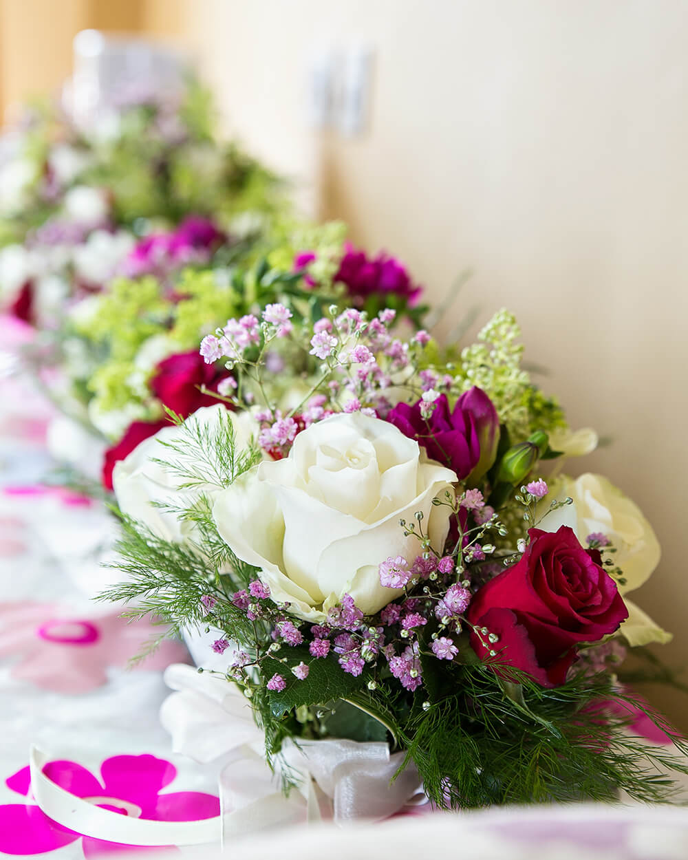 South West | Hampshire | Christchurch | Autumn | DIY | Classic | Marquee | Pink | White | Hotel | Real Wedding | Jennie Franklin #Bridebook #RealWedding #WeddingIdeas Bridebook.co.uk