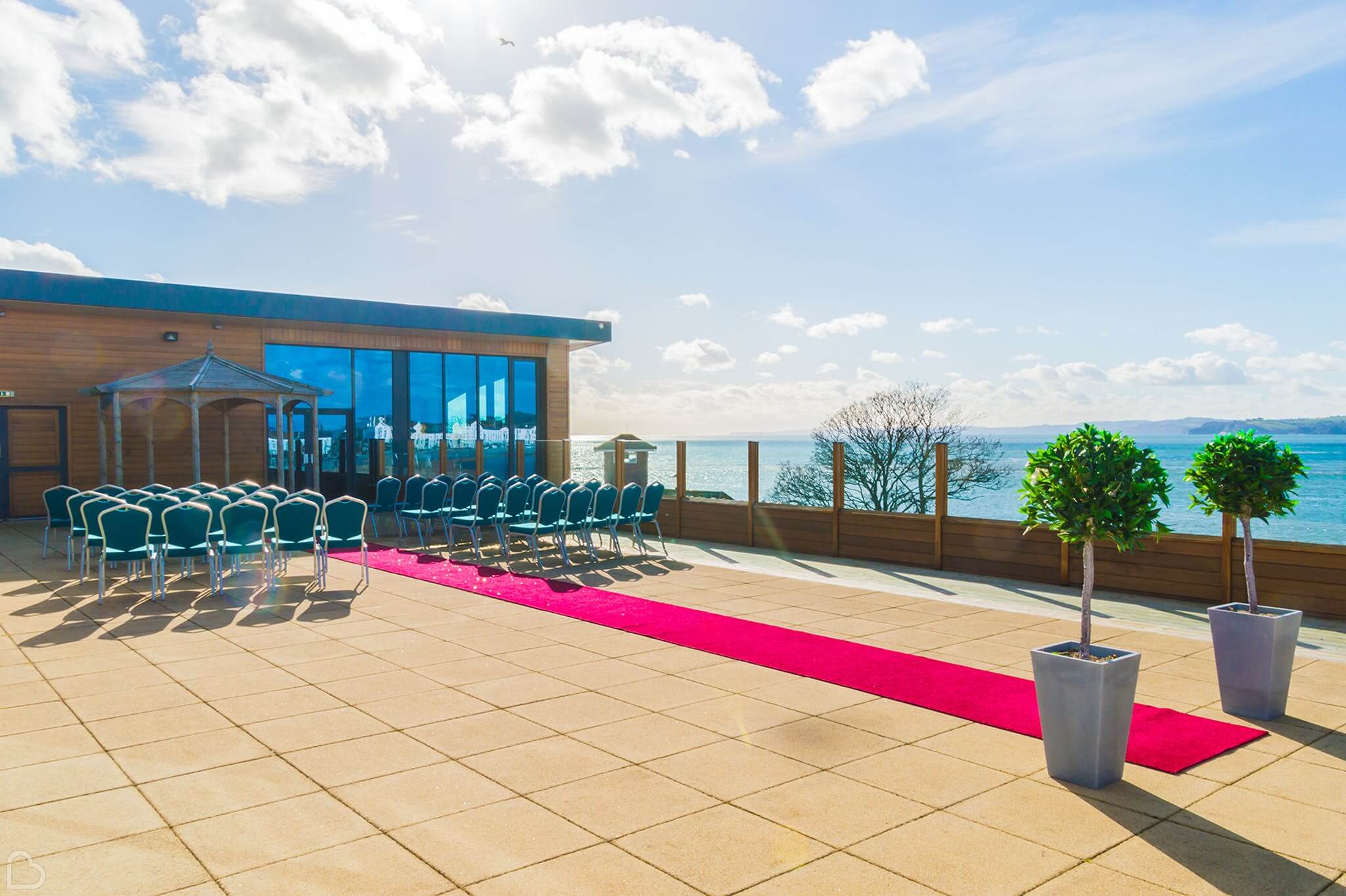 ocean wedding venue in devon
