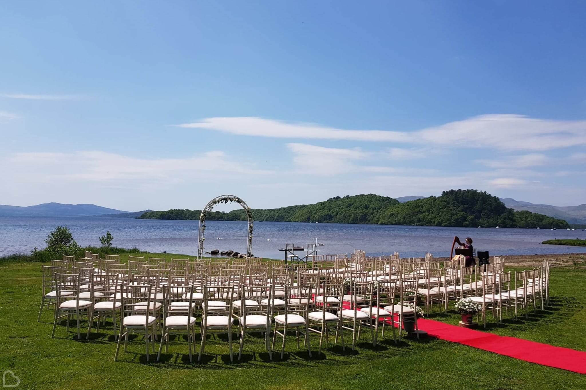 lonch lomond waterfront wedding venue