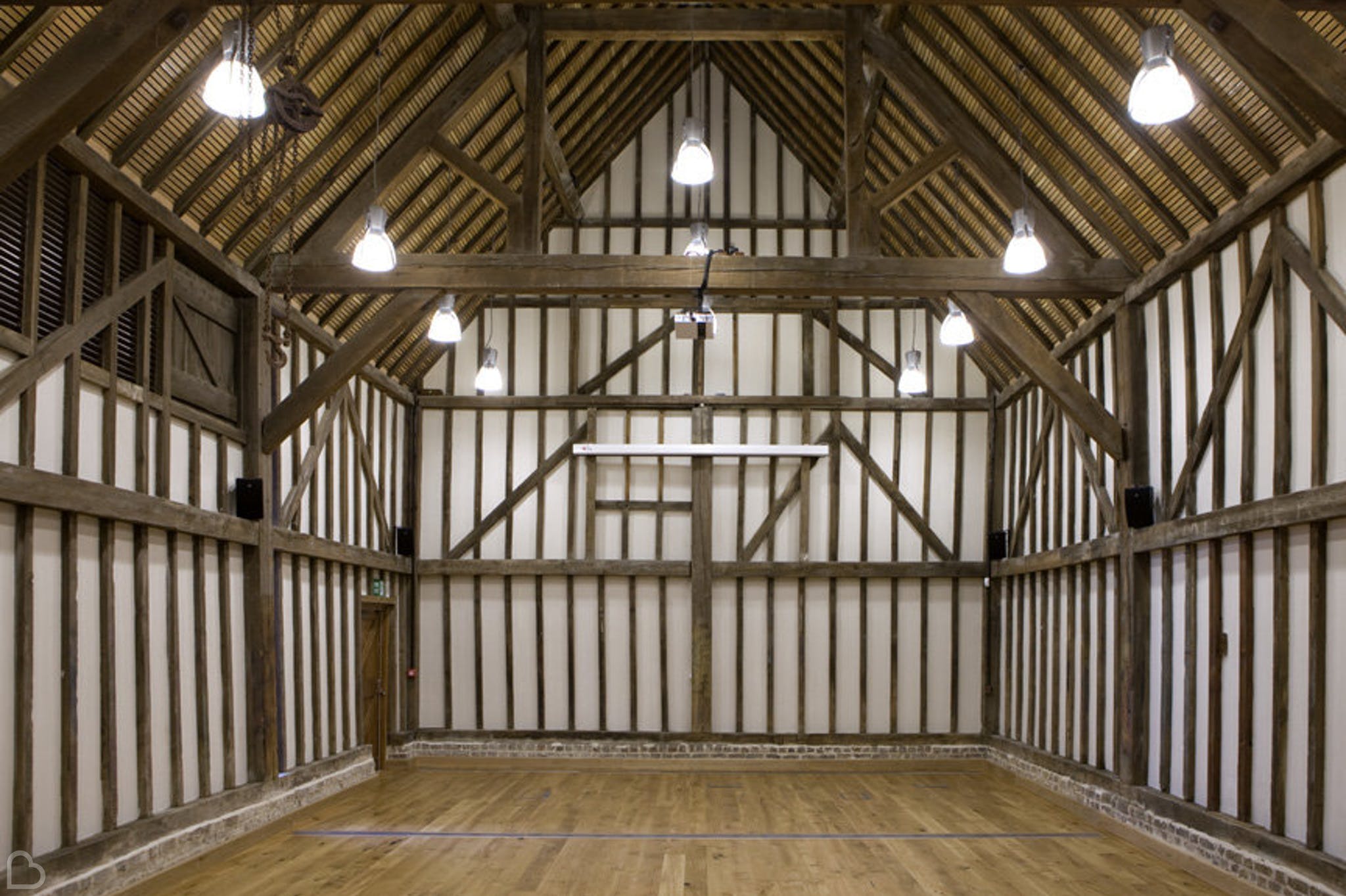 empty high house barn unusual wedding venue in essex