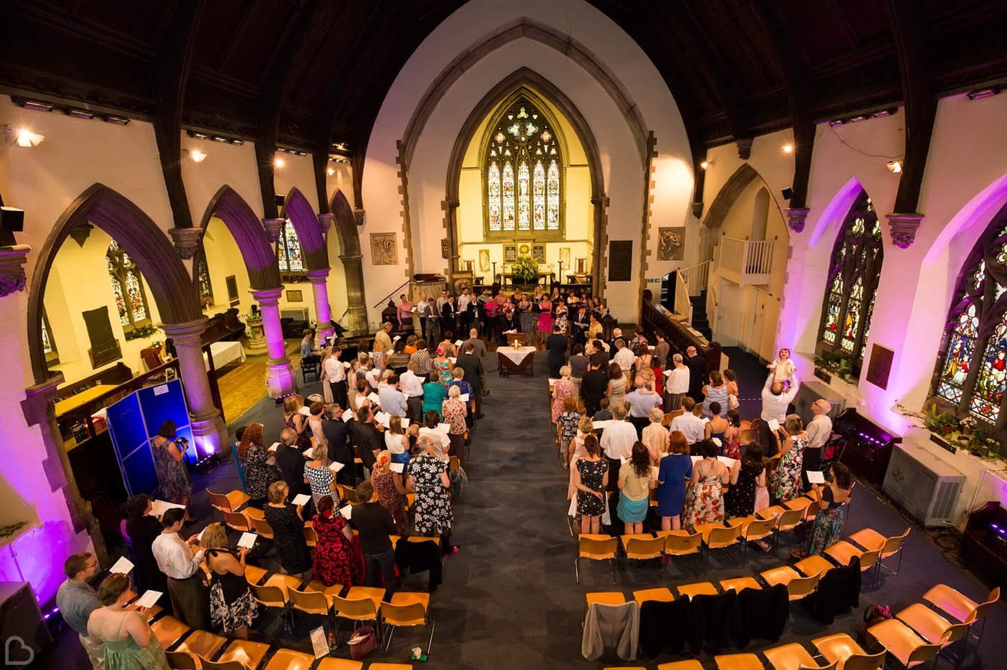 Rosslyn Hill Chapel wedding ceremony