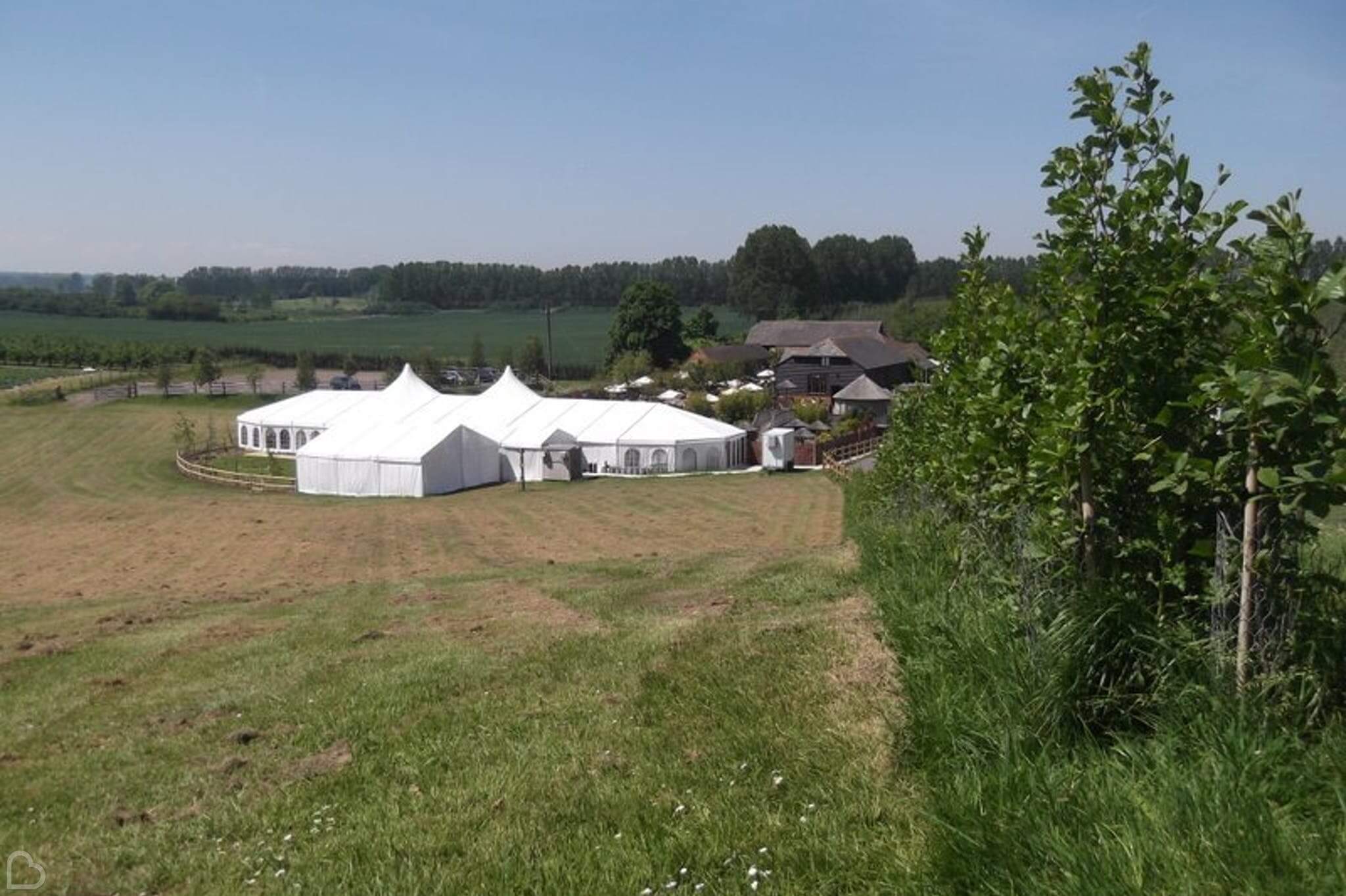 The Barnyard, an exclusive use wedding venue in Kent.