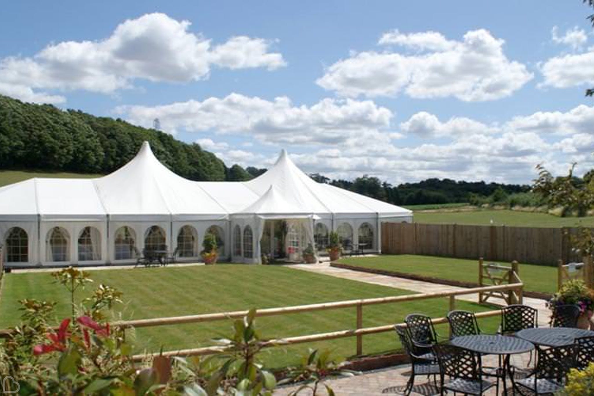 The marquee at the barnyard.