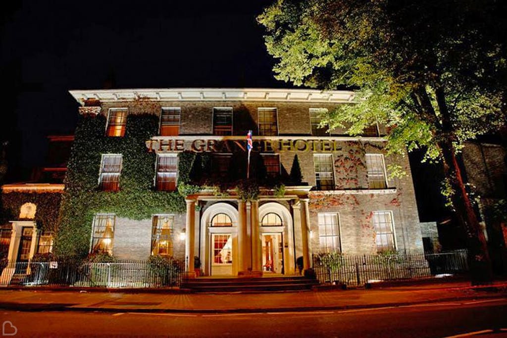 the grange hotel at night