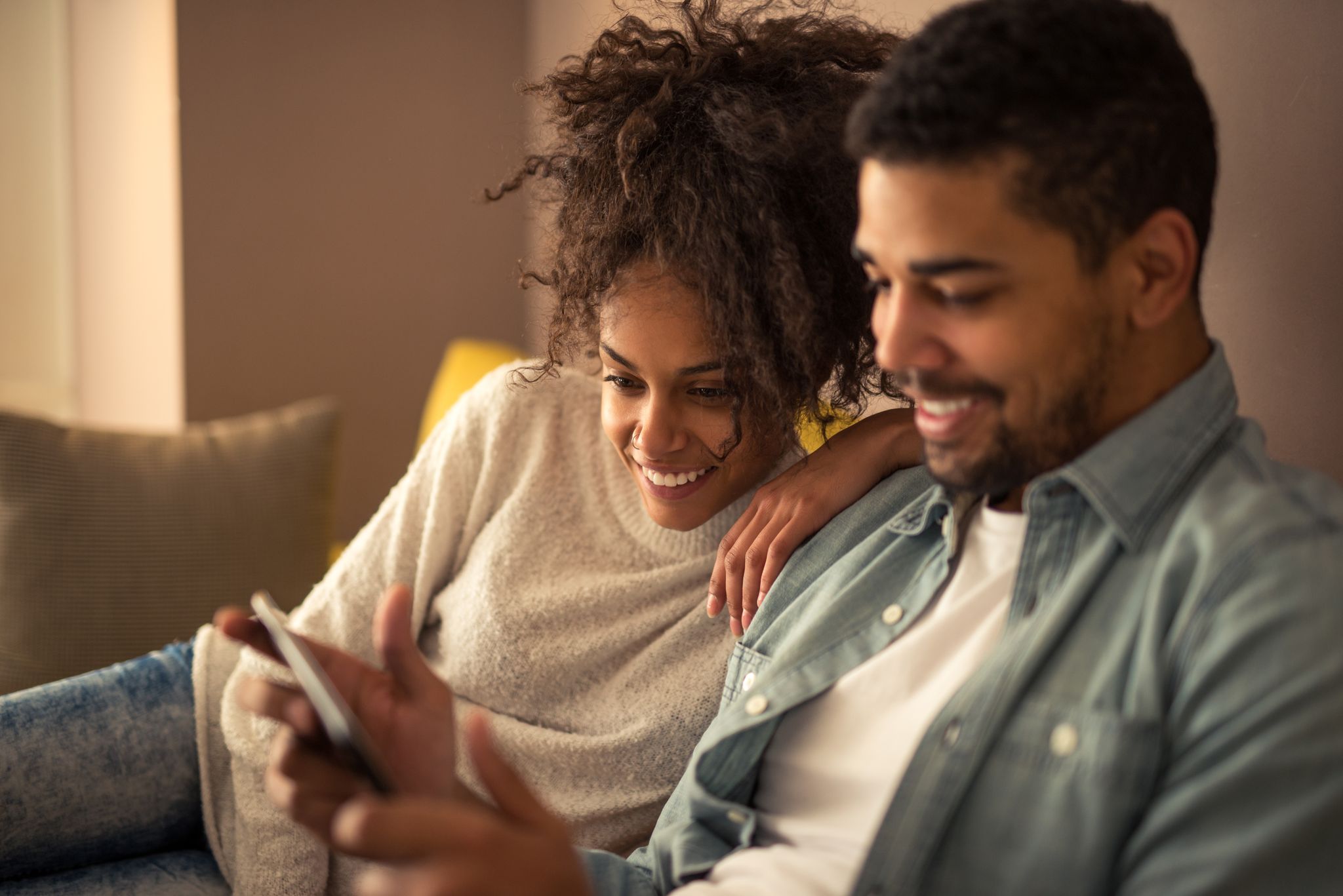 Couple planning their wedding remotely