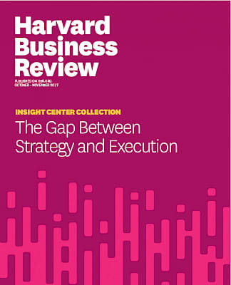 Harvard Business Review: The Gap Between Strategy and Execution