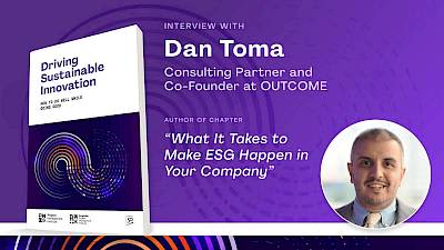 Interview with Dan Toma – Driving Sustainable Innovation