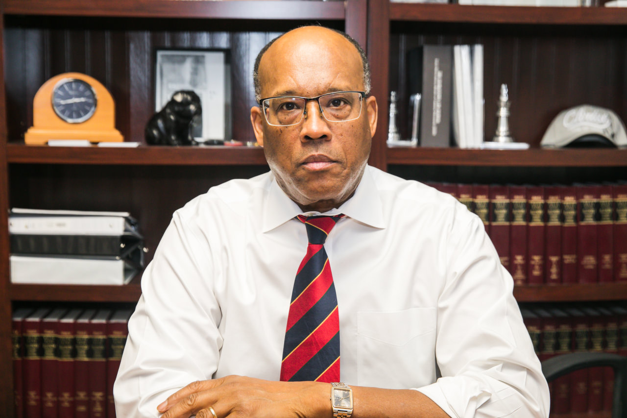 Photo of attorney Gregory Mitchell looking directly at camera