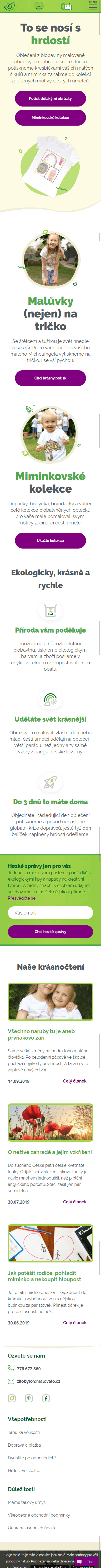 Náhled na mobilu