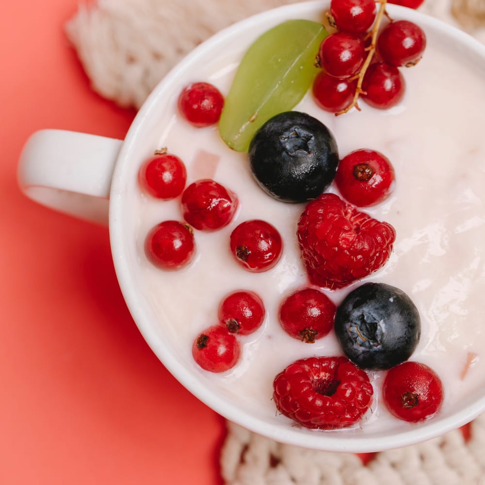 Чизкейк без выпекания с ягодами