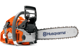 A Husqvarna chain saw