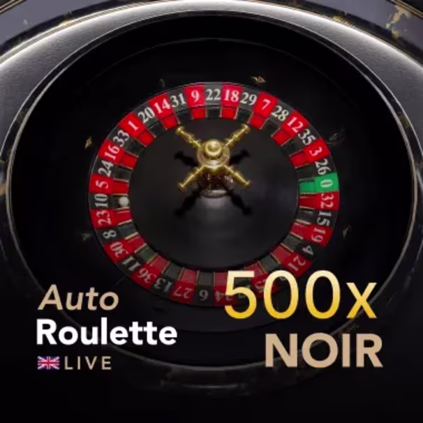 500x Auto Roulette Noir - 7Mojos