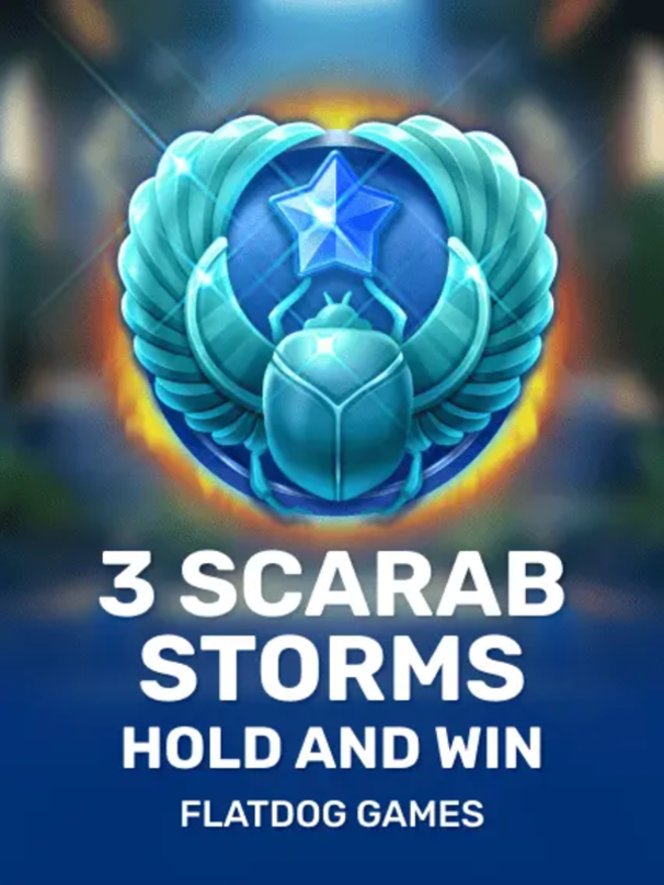 3 Scarab Storms Hold and Win - Flatdog Games