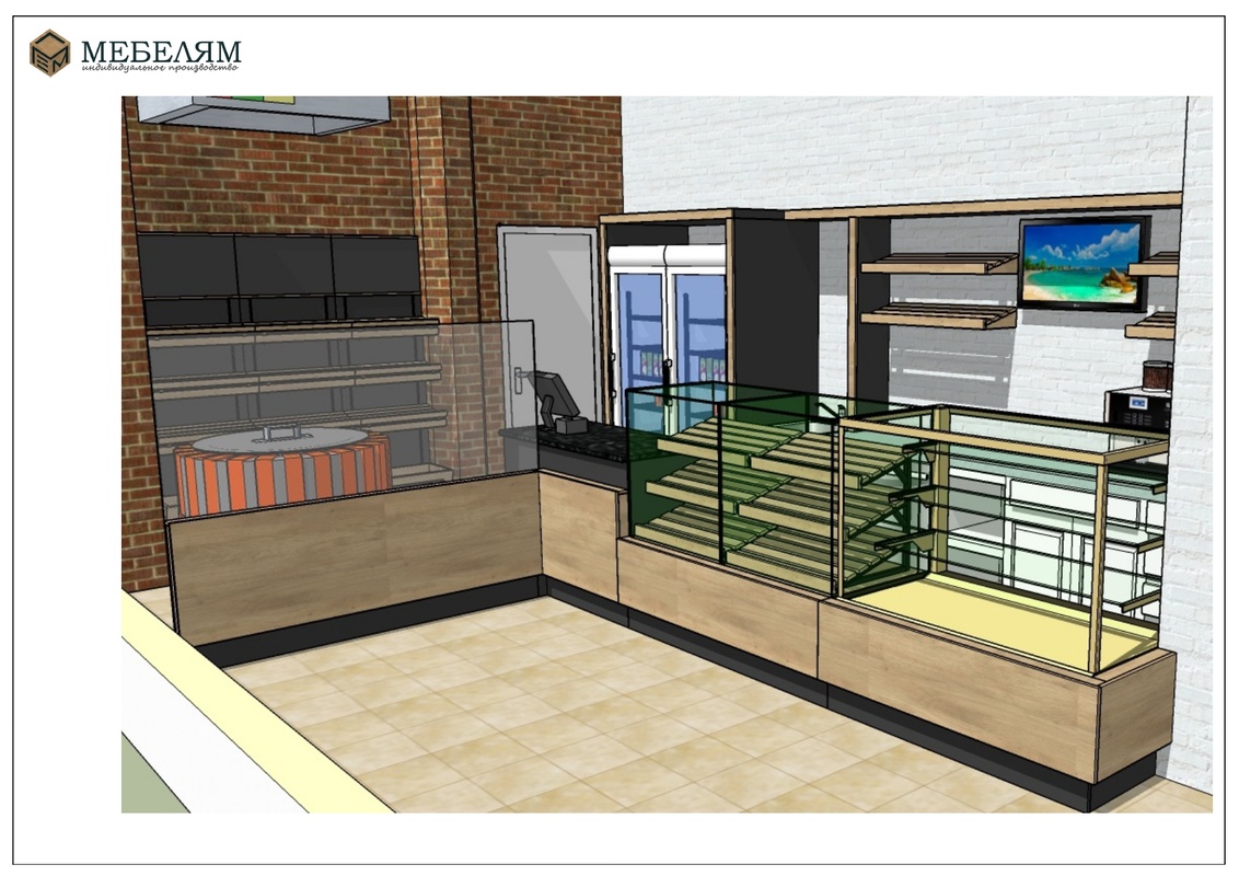 Изготовление, ремонт, модернизация торговой и корпусной мебели в Москве - Дизайн проект