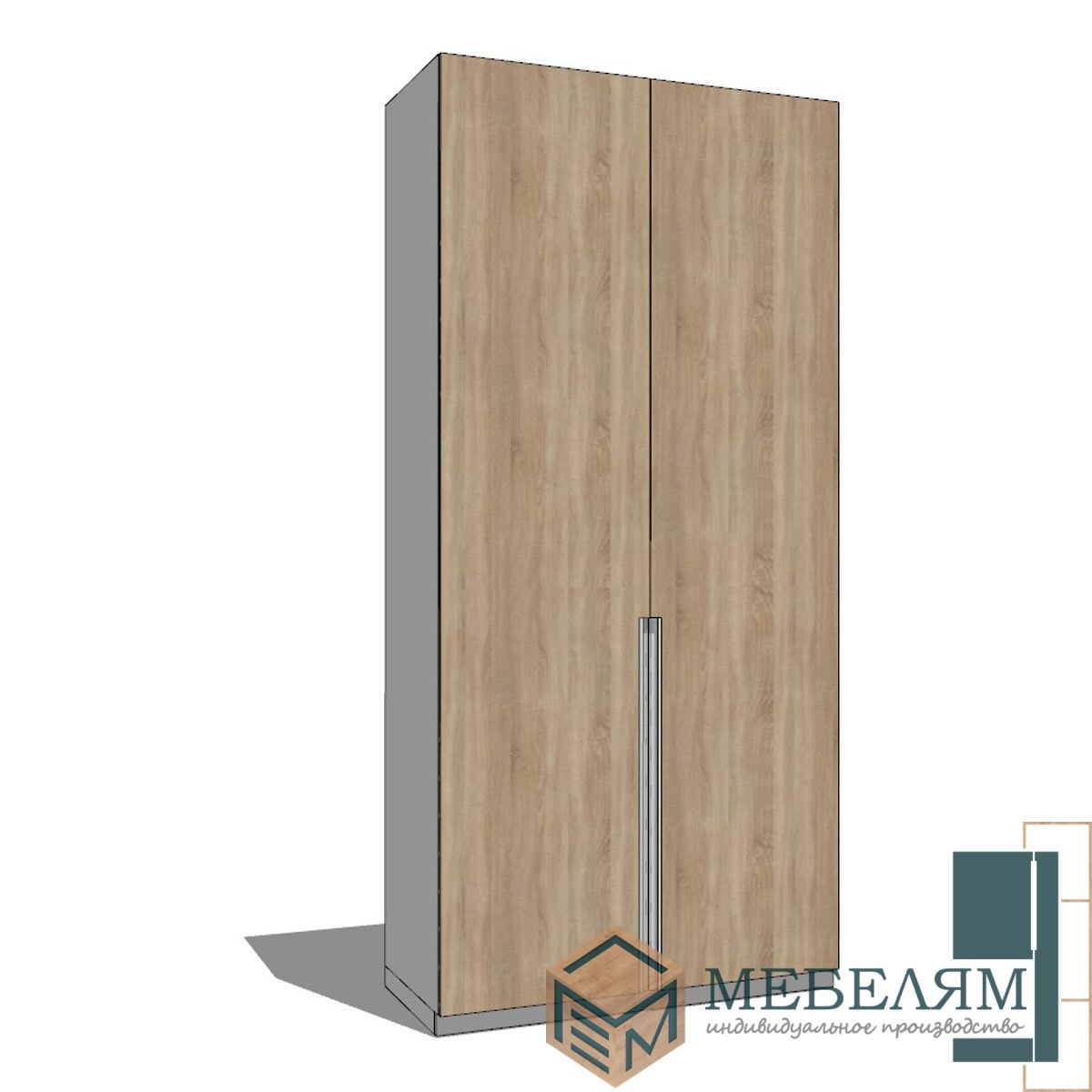 Изготовление, ремонт, модернизация торговой и корпусной мебели в Москве - Шкаф Монако Дуб 3