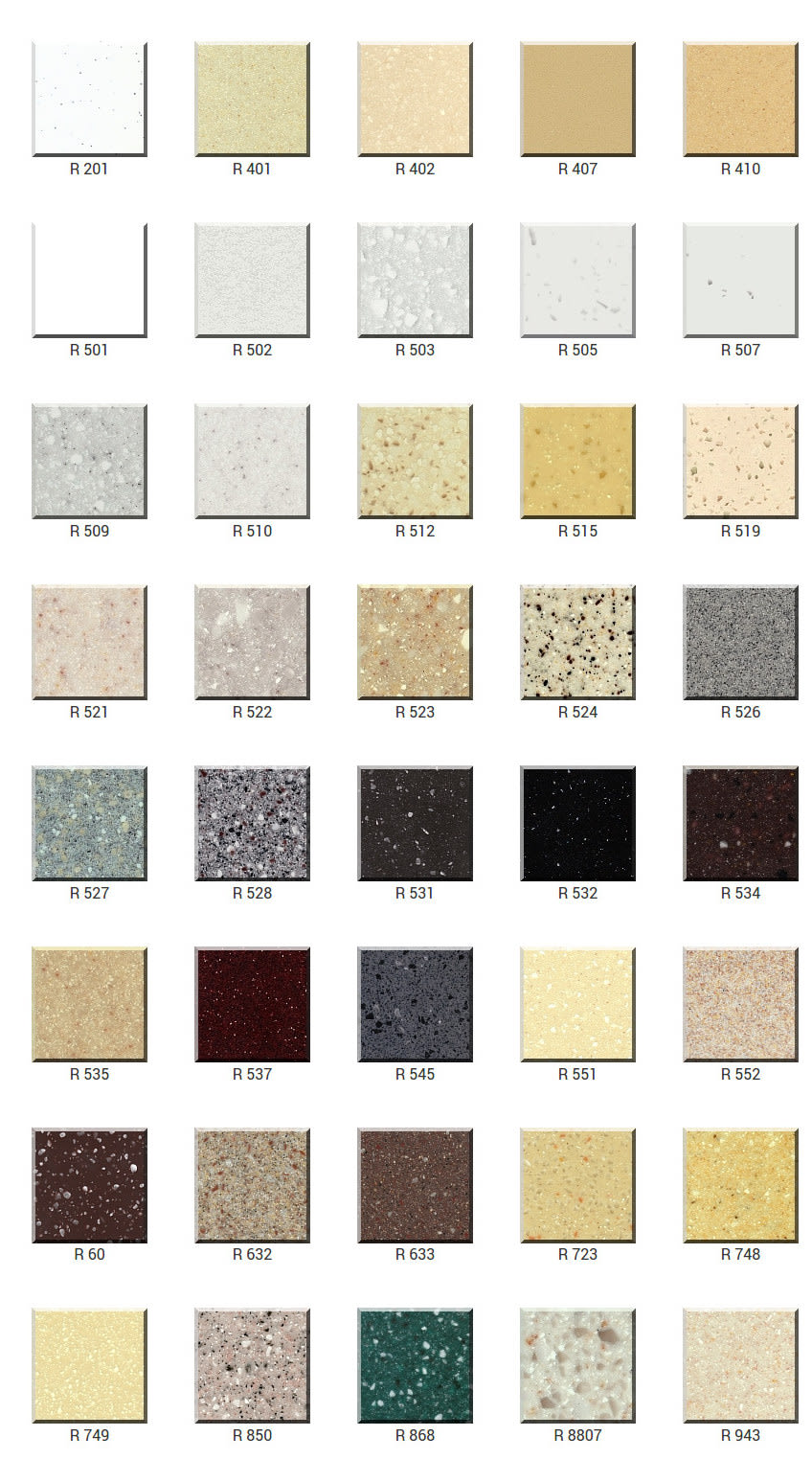 Antarrid Изготовление, ремонт, модернизация торговой и корпусной мебели в Москве - Искусственный камень (акрил)