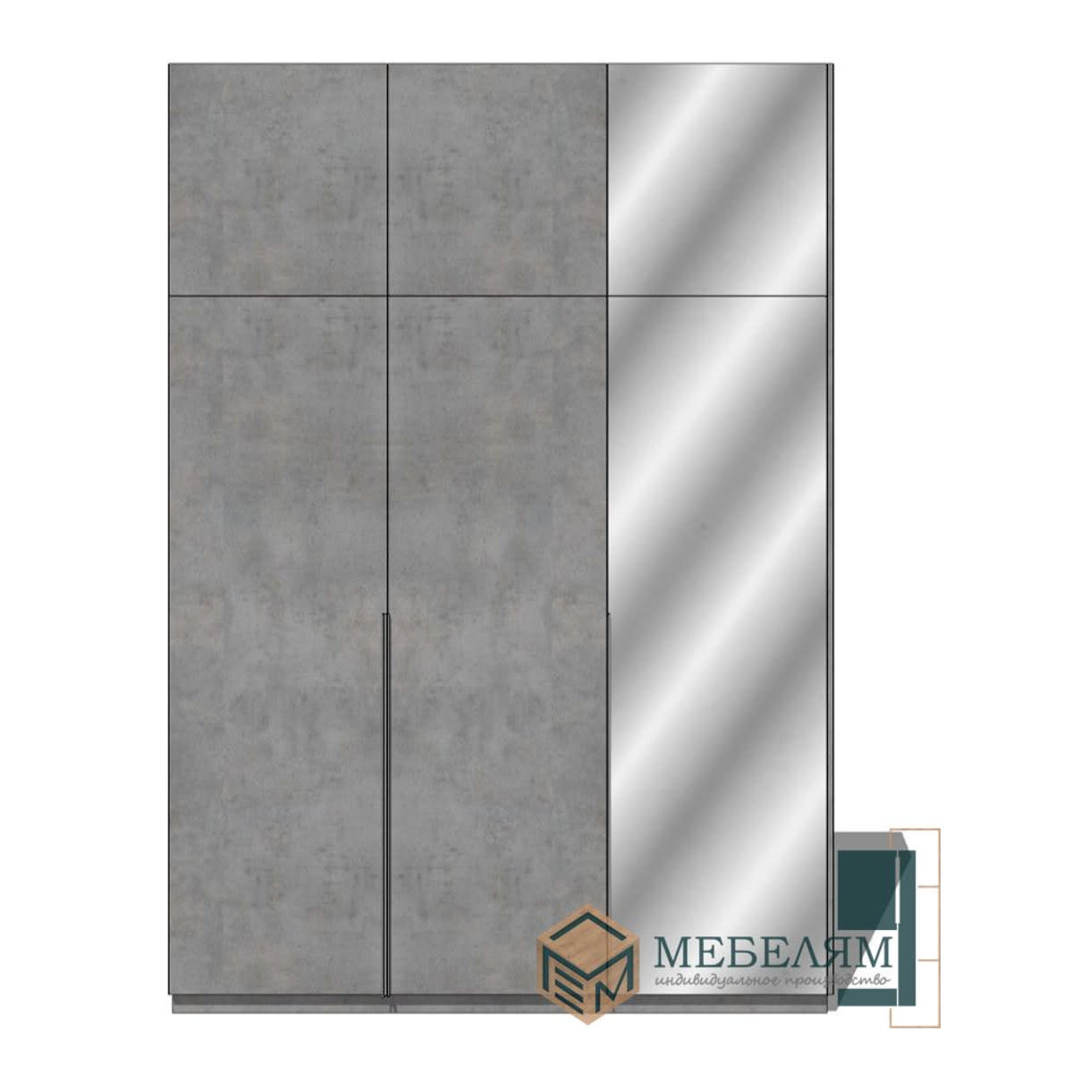 Шкаф гардеробный Чикого 2 Шкаф гардеробный Чикого 2