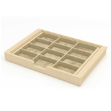 GSA0331-w светлое дерево белый Полка для аксессуаров, cерия 460, L =607 618х352х77 мм Изготовление, ремонт, модернизация торговой и корпусной мебели в Москве - Гардеробная система Aristo