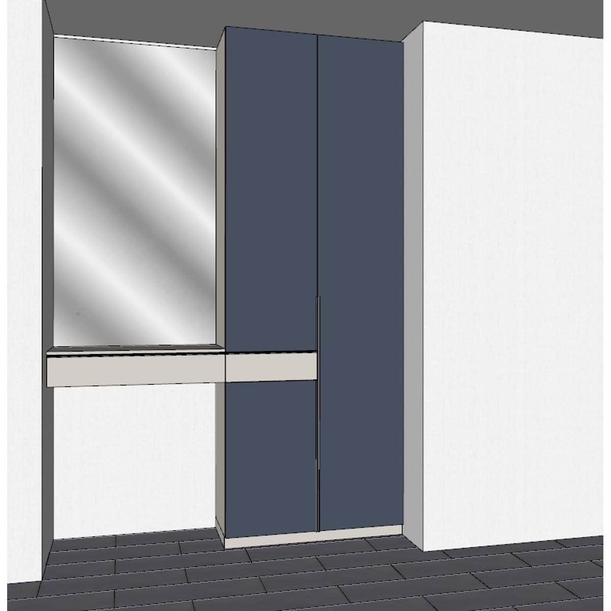 Изготовление, ремонт, модернизация торговой и корпусной мебели в Москве - Шкаф Альпийский Шёлк 2