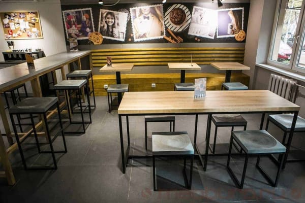 Мебель в современном стиле для Ресторана, Кафе, Бара, под заказ по индивидуальному дизайну от производителя “Мебелям.”