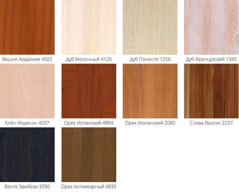 Образцы ЛДСП компании Невский Ламинат 7 Изготовление, ремонт, модернизация торговой и корпусной мебели в Москве - Образцы ЛДСП компании Невский Ламинат