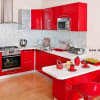 Кухня на заказ (МДФ) Красный
