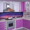 Кухня на заказ (МДФ) Сиреневый