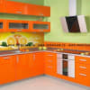 Кухня на заказ (МДФ) Оранжевый