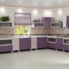 Кухня на заказ (МДФ) Фиолетовый