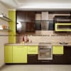Кухня на заказ (МДФ) Оливковый